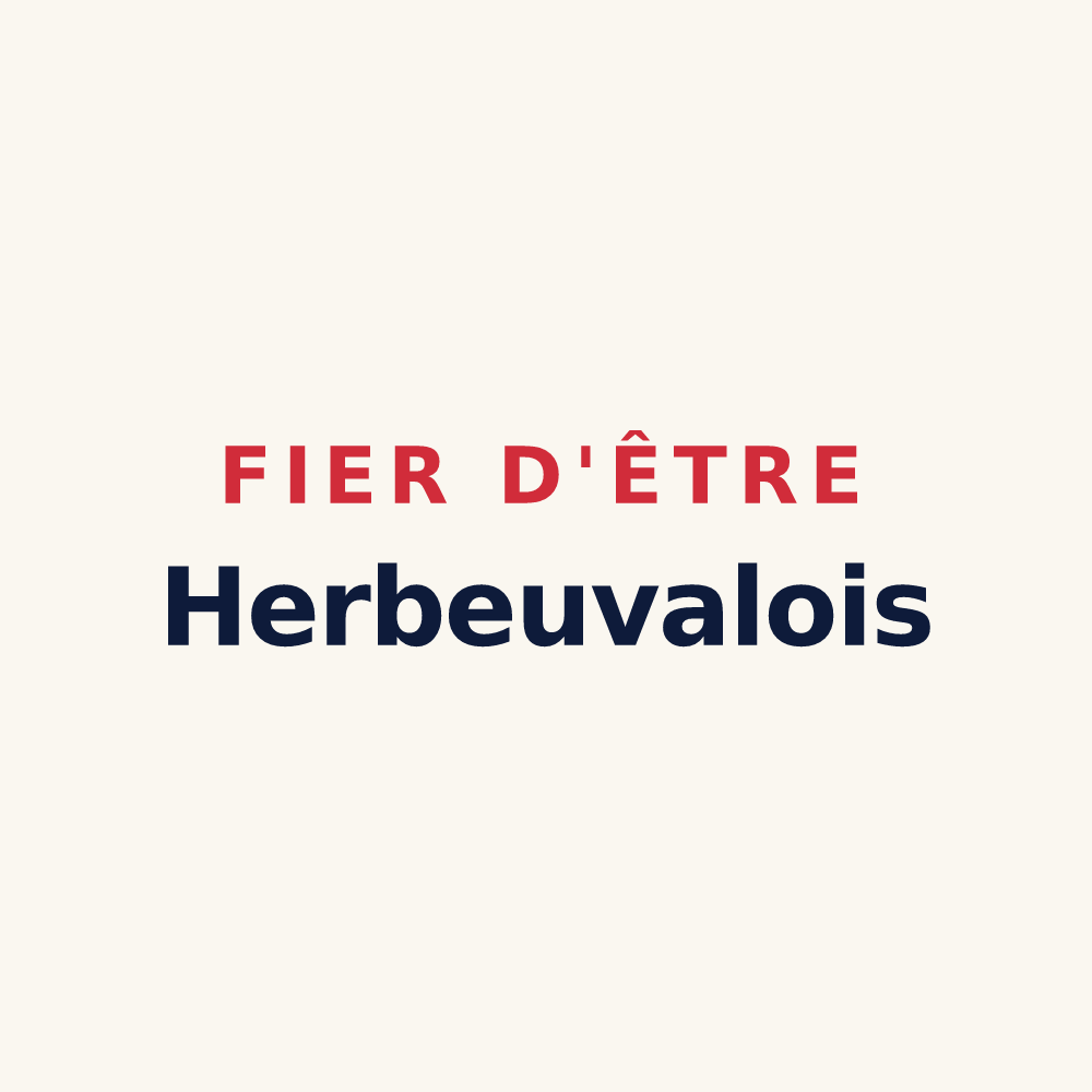 Tasse « Fier d'être Herbeuvalois » — design pour Herbeuval