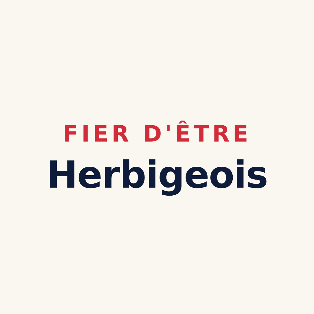 Tasse « Fier d'être Herbigeois » — design pour Herbeys