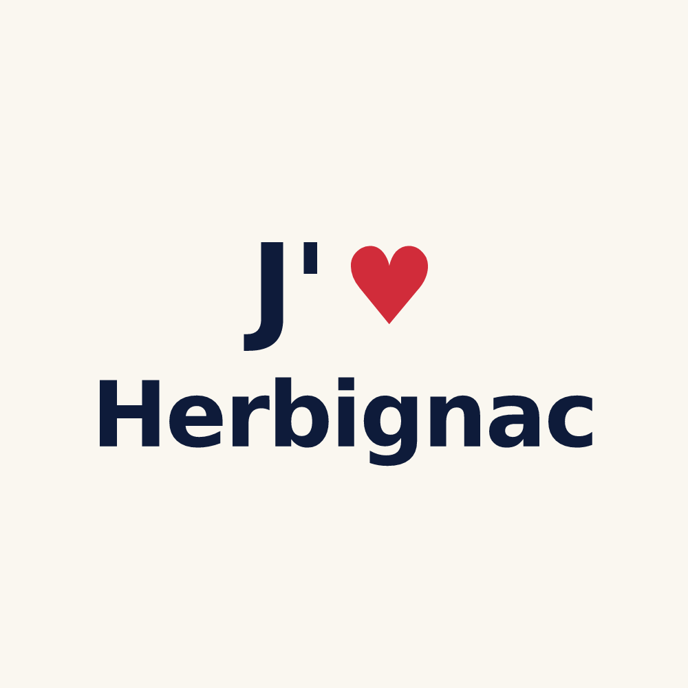 Tasse personnalisée Herbignac — design J'aime Herbignac