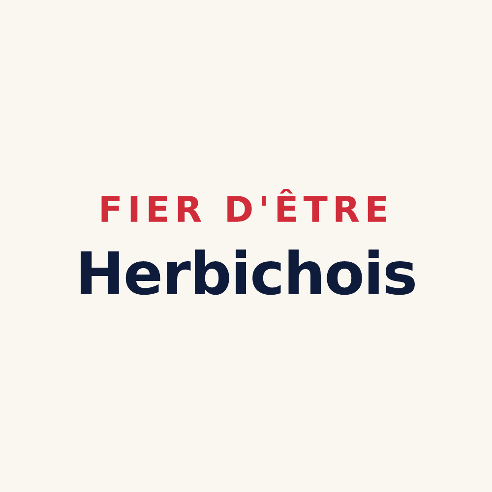 Tasse « Fier d'être Herbichois » — design pour Herbisse
