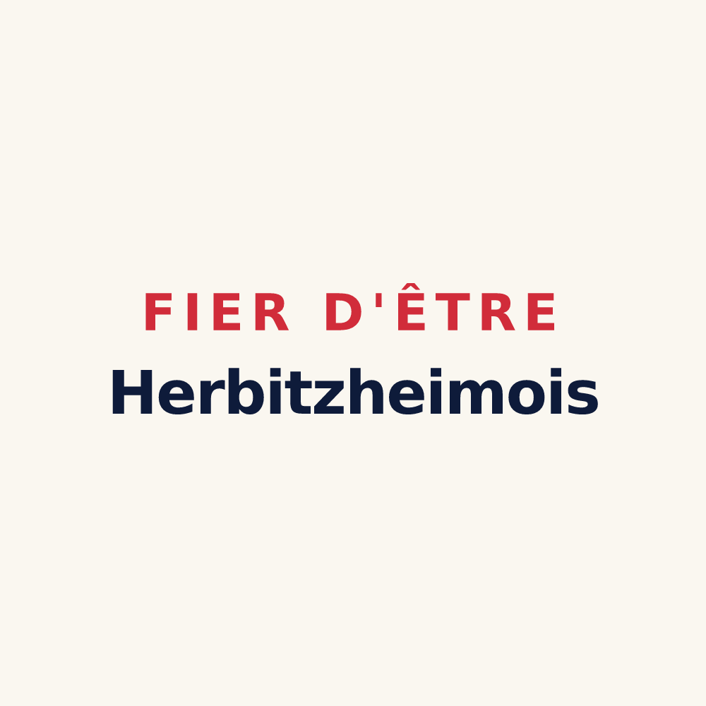 Tasse « Fier d'être Herbitzheimois » — design pour Herbitzheim