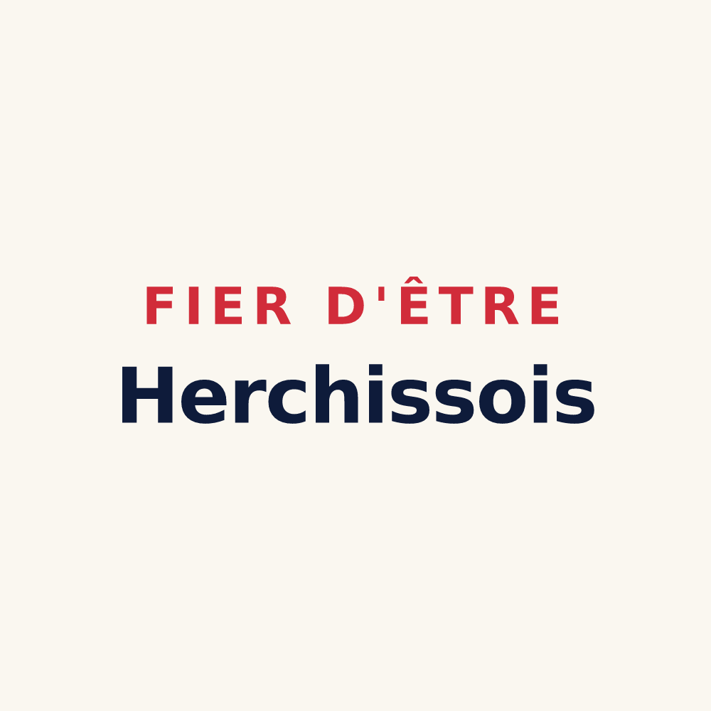 Tasse « Fier d'être Herchissois » — design pour Herchies