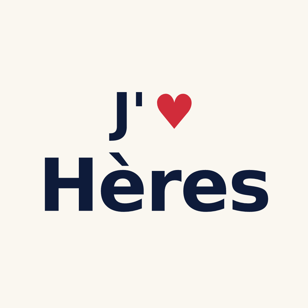 Tasse personnalisée Hères — design J'aime Hères