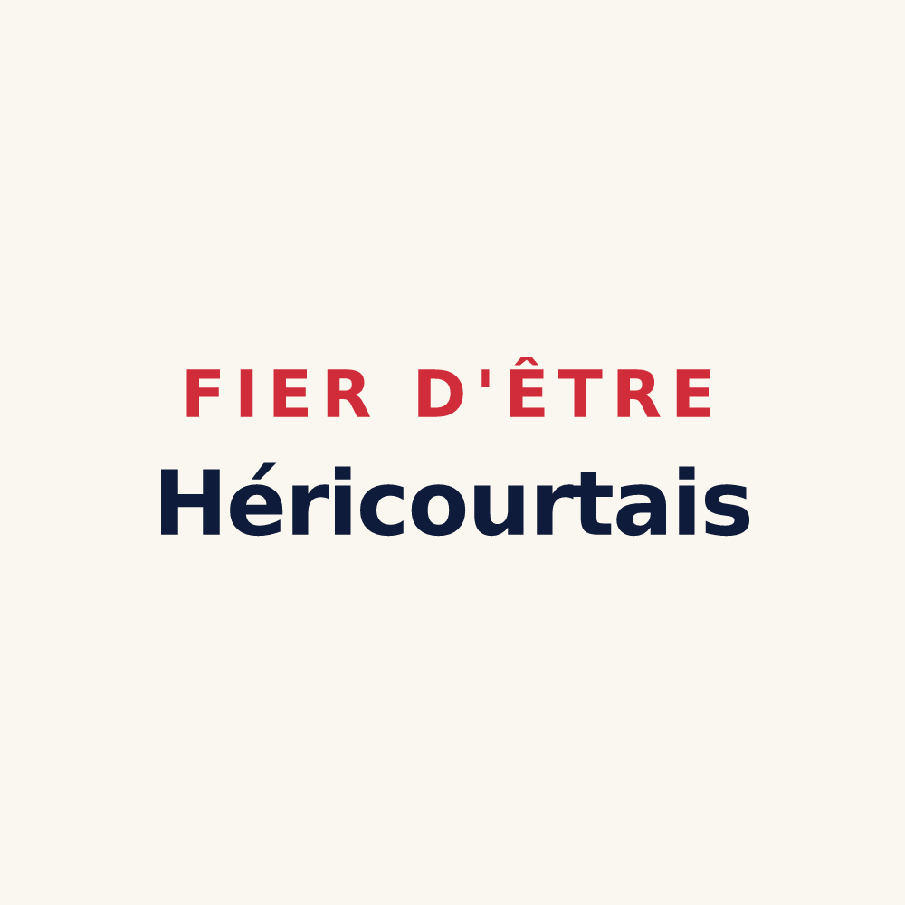 Tasse « Fier d'être Héricourtais » — design pour Héricourt-en-Caux