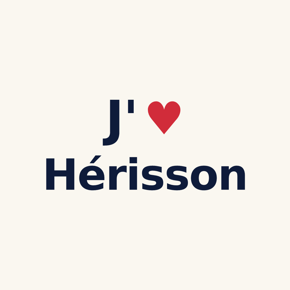 Tasse personnalisée Hérisson — design J'aime Hérisson