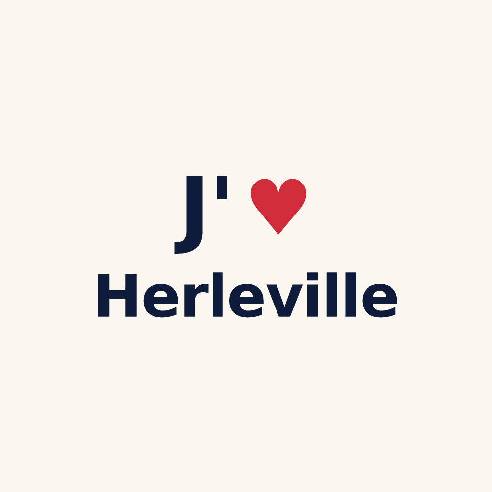 Tasse personnalisée Herleville — design J'aime Herleville