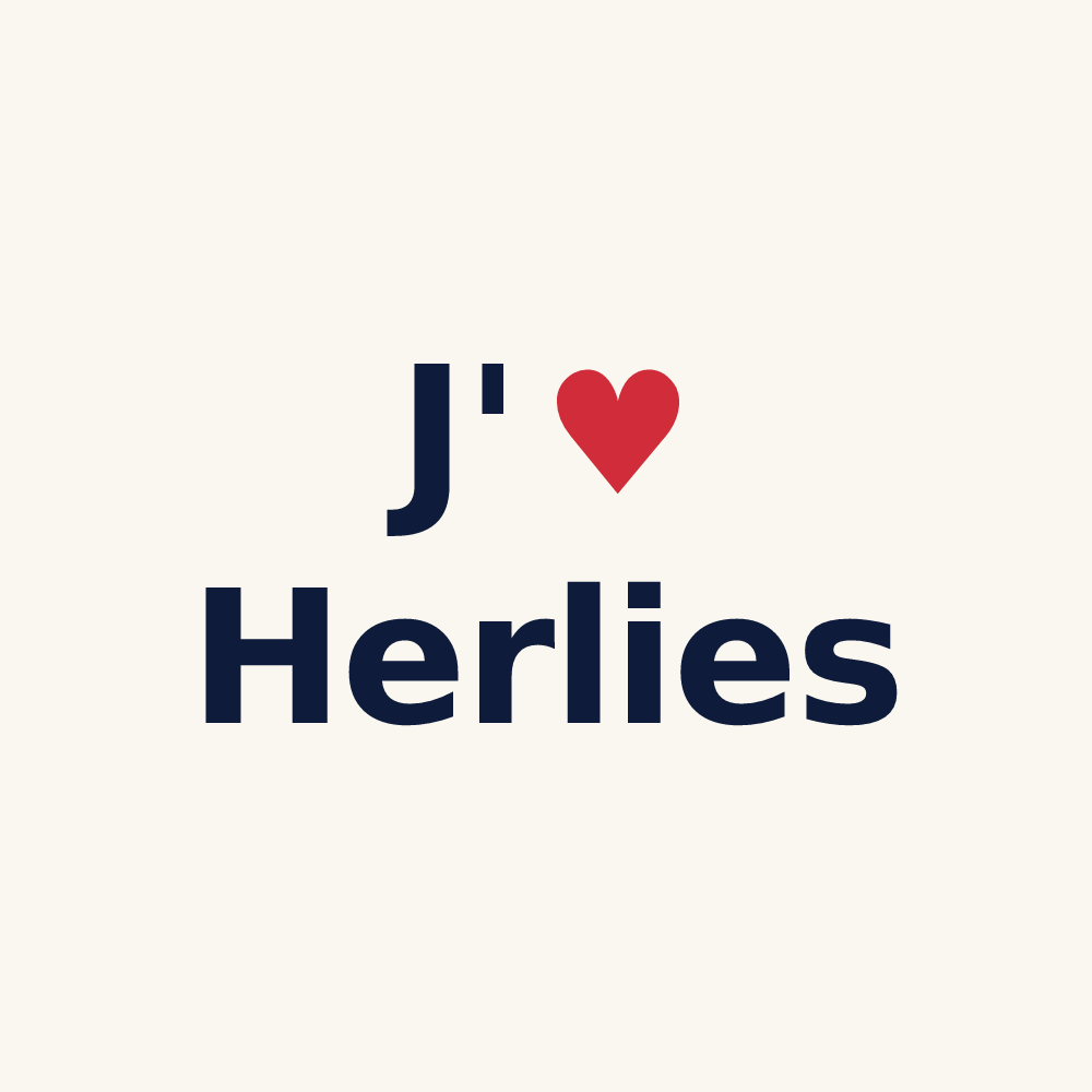 Tasse personnalisée Herlies — design J'aime Herlies