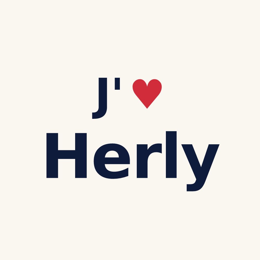 Tasse personnalisée Herly — design J'aime Herly