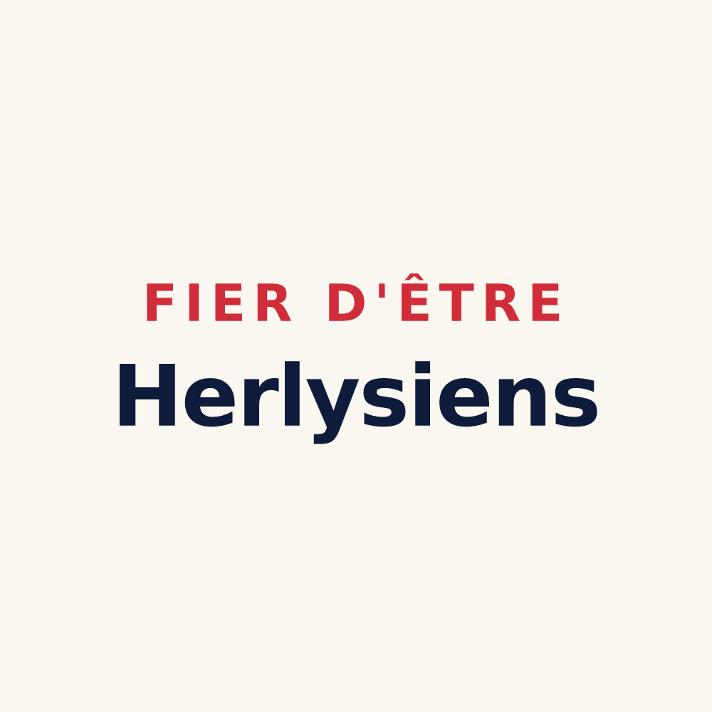 Tasse « Fier d'être Herlysiens » — design pour Herly