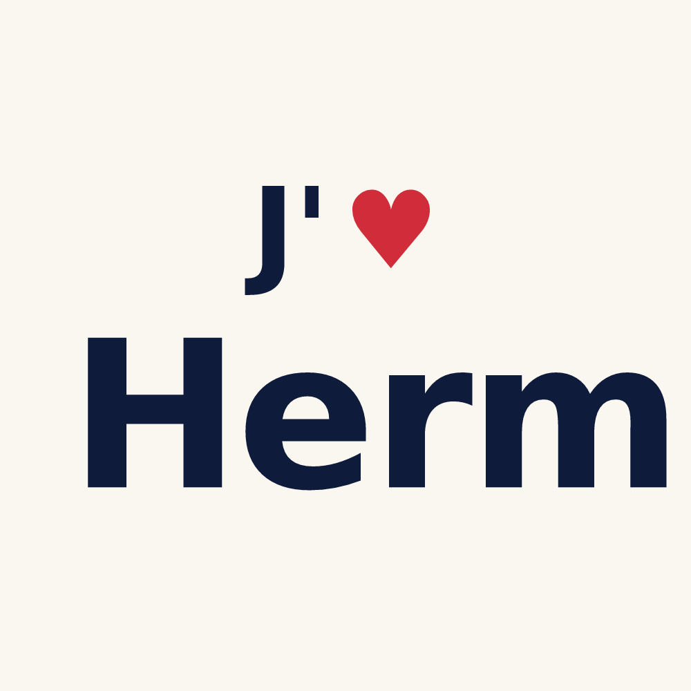 Tasse personnalisée Herm — design J'aime Herm