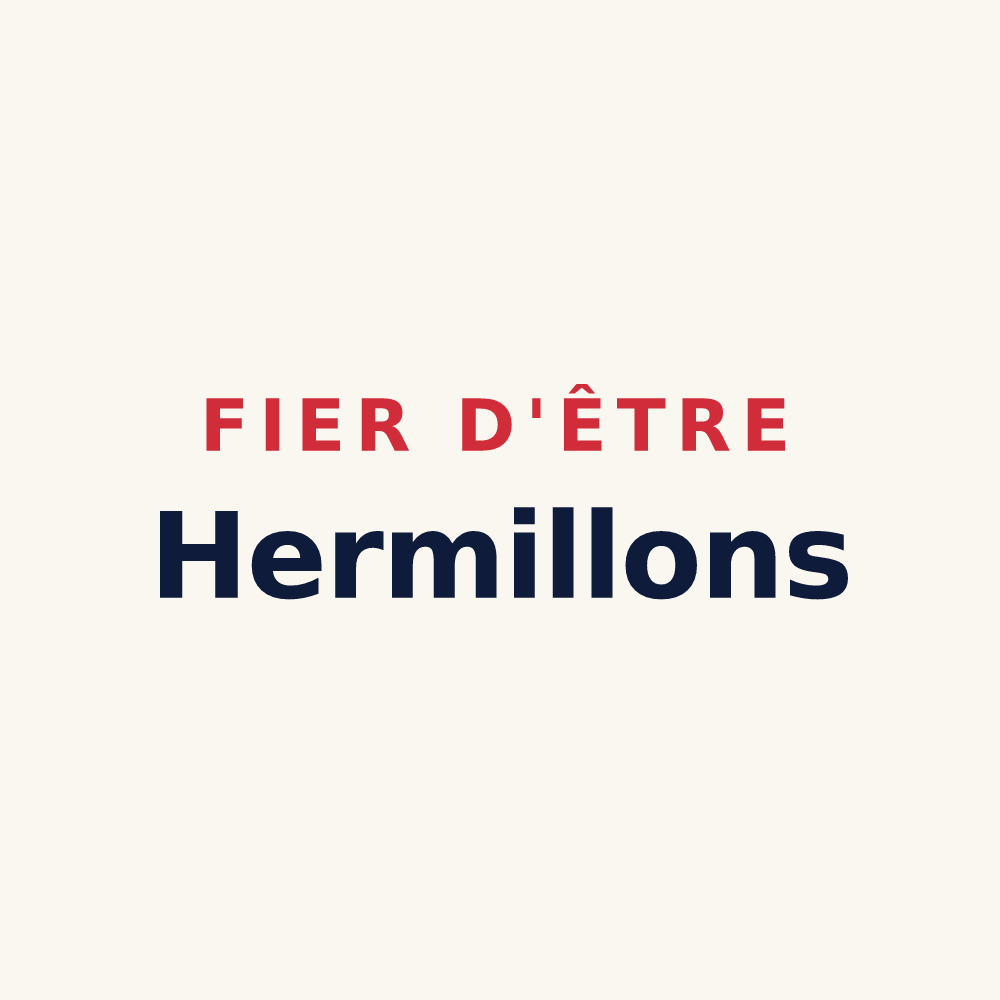 Tasse « Fier d'être Hermillons » — design pour Hermé