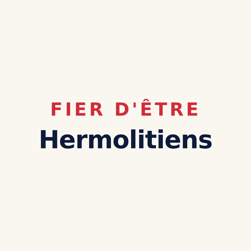 Tasse « Fier d'être Hermolitiens » — design pour Hermeray