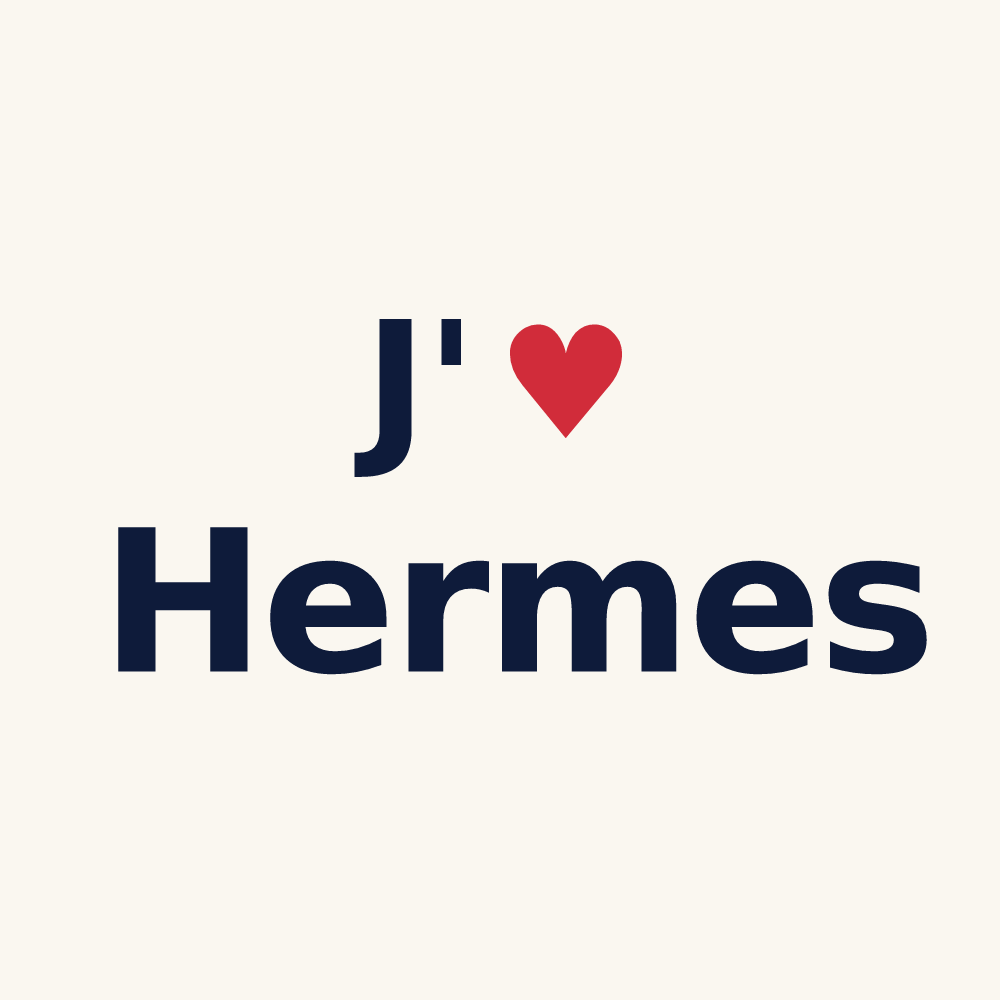 Tasse personnalisée Hermes — design J'aime Hermes