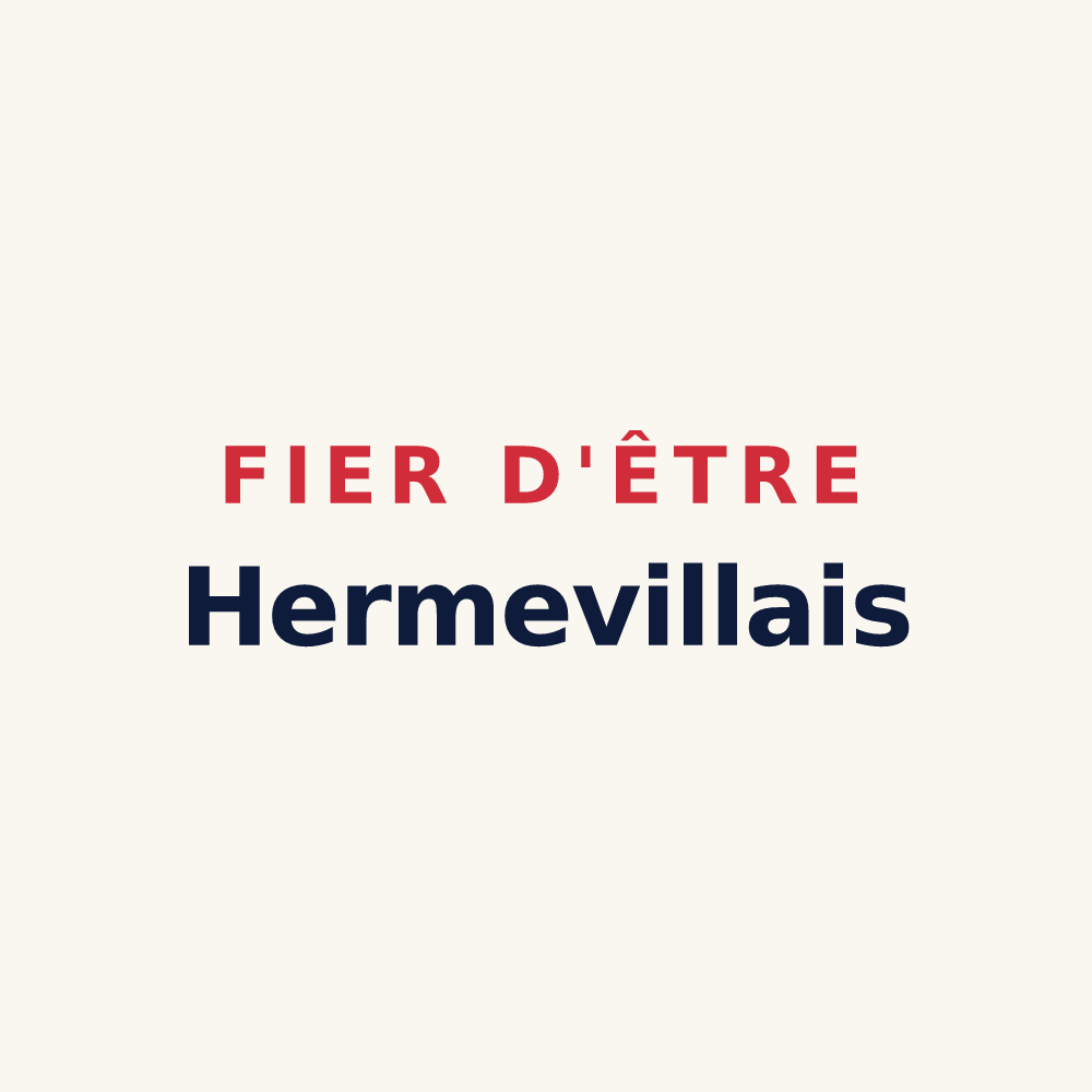 Tasse « Fier d'être Hermevillais » — design pour Hermeville