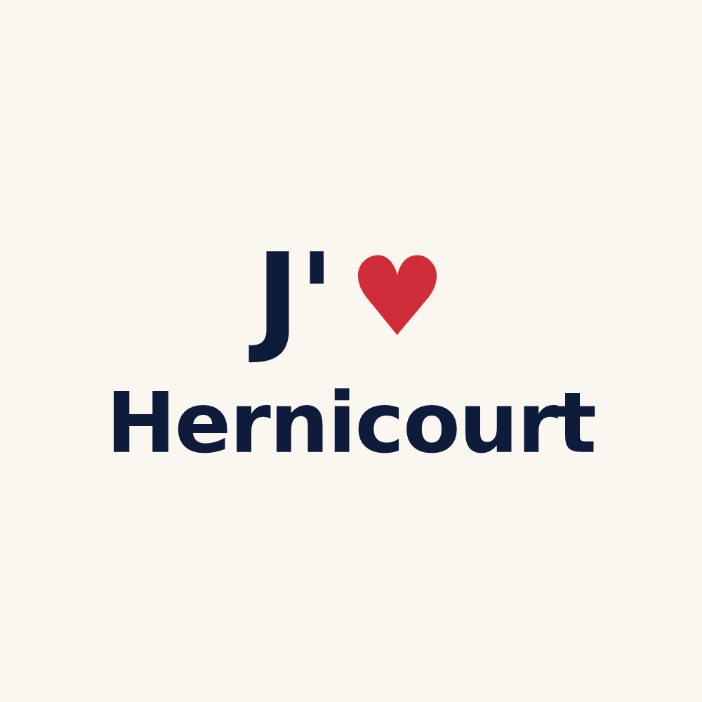 Tasse personnalisée Hernicourt — design J'aime Hernicourt