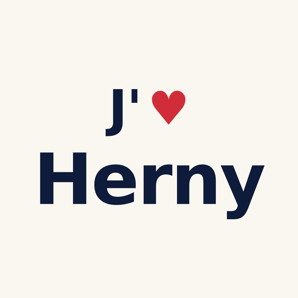 Tasse personnalisée Herny — design J'aime Herny