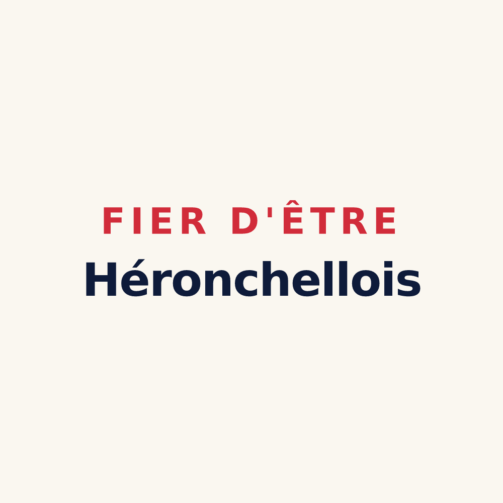 Tasse « Fier d'être Héronchellois » — design pour Héronchelles