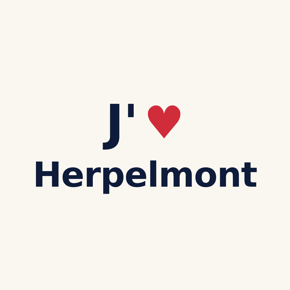 Tasse personnalisée Herpelmont — design J'aime Herpelmont