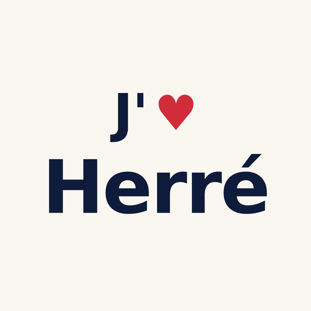 Tasse personnalisée Herré — design J'aime Herré