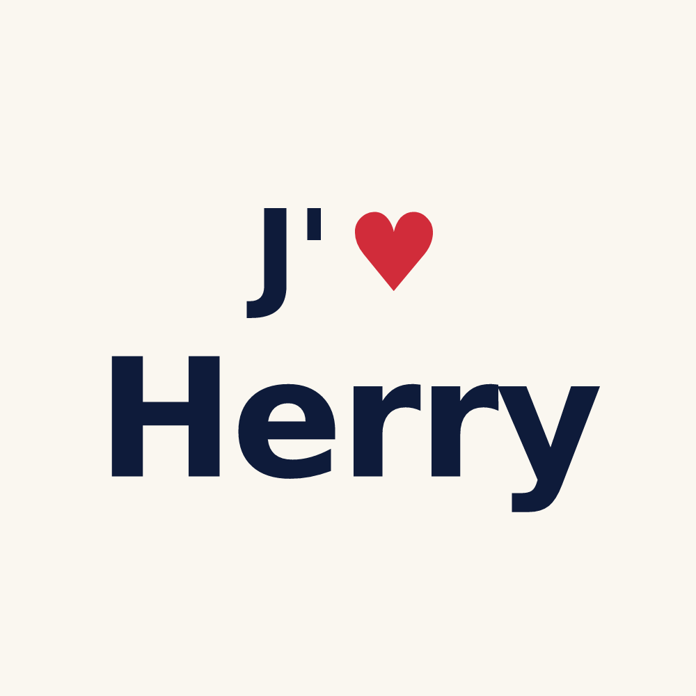 Tasse personnalisée Herry — design J'aime Herry