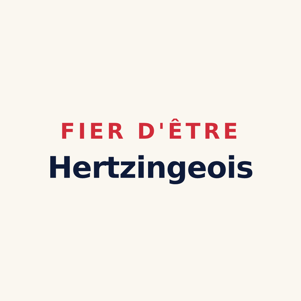 Tasse « Fier d'être Hertzingeois » — design pour Hertzing