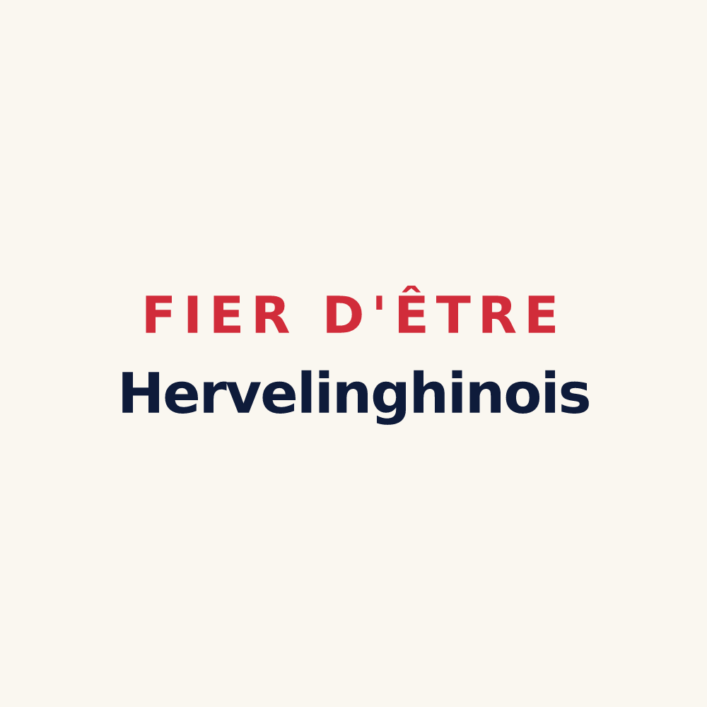 Tasse « Fier d'être Hervelinghinois » — design pour Hervelinghen