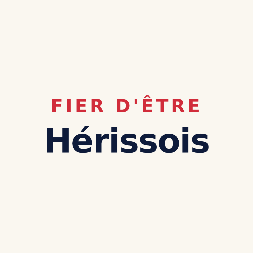 Tasse « Fier d'être Hérissois » — design pour Héry