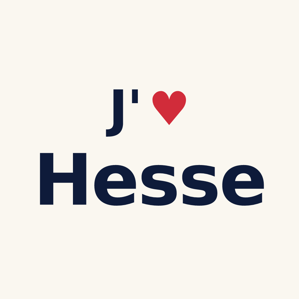 Tasse personnalisée Hesse — design J'aime Hesse
