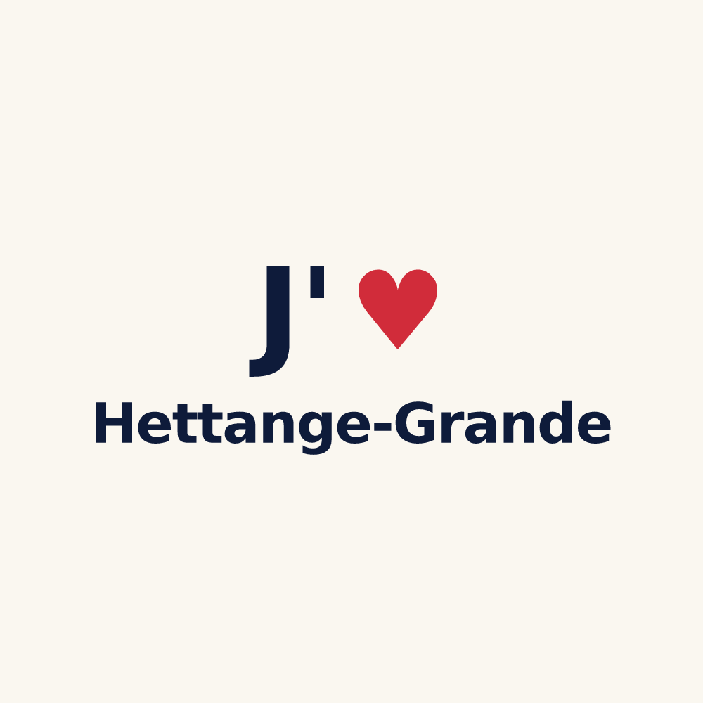 Tasse personnalisée Hettange-Grande — design J'aime Hettange-Grande