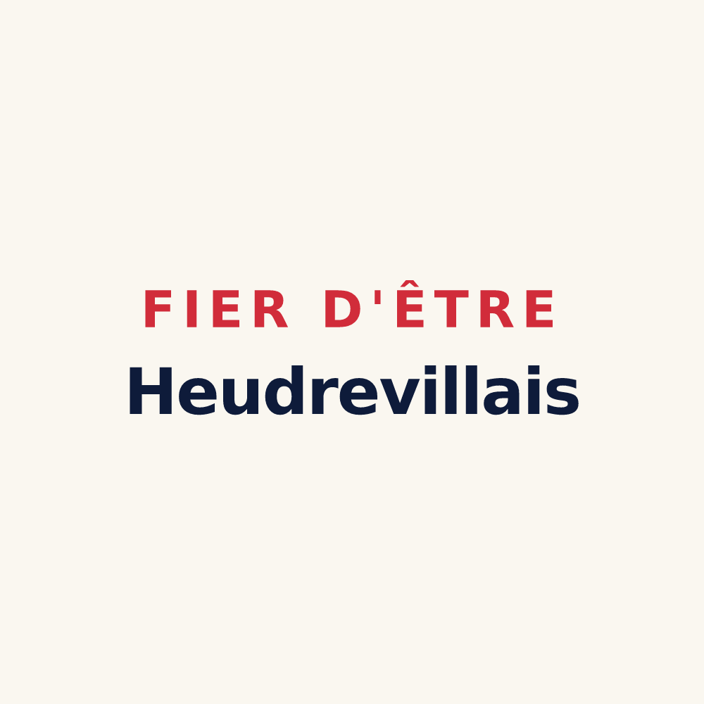 Tasse « Fier d'être Heudrevillais » — design pour Heudreville-en-Lieuvin