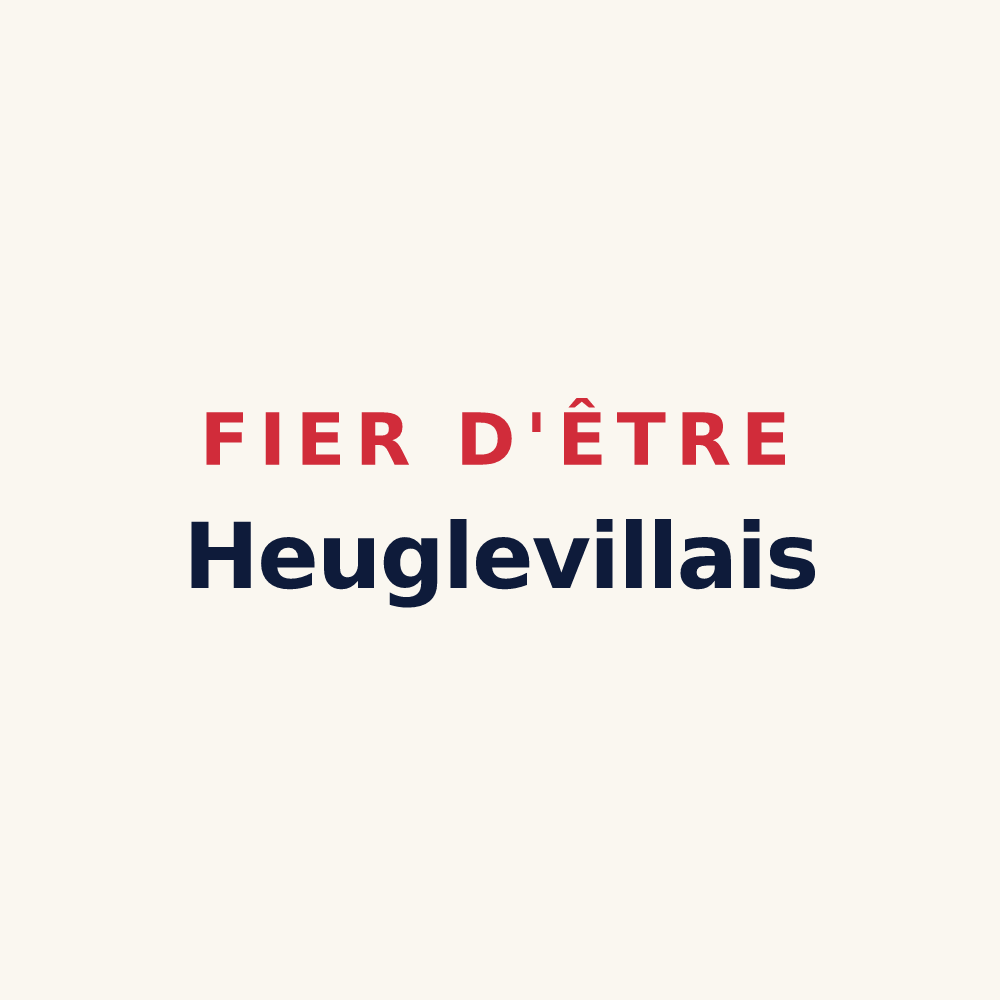 Tasse « Fier d'être Heuglevillais » — design pour Heugleville-sur-Scie