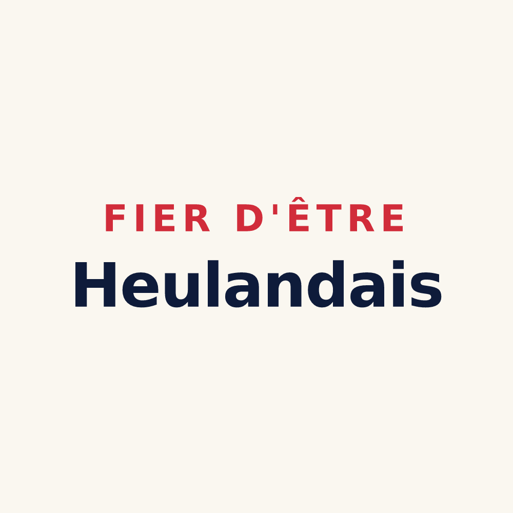 Tasse « Fier d'être Heulandais » — design pour Heuland