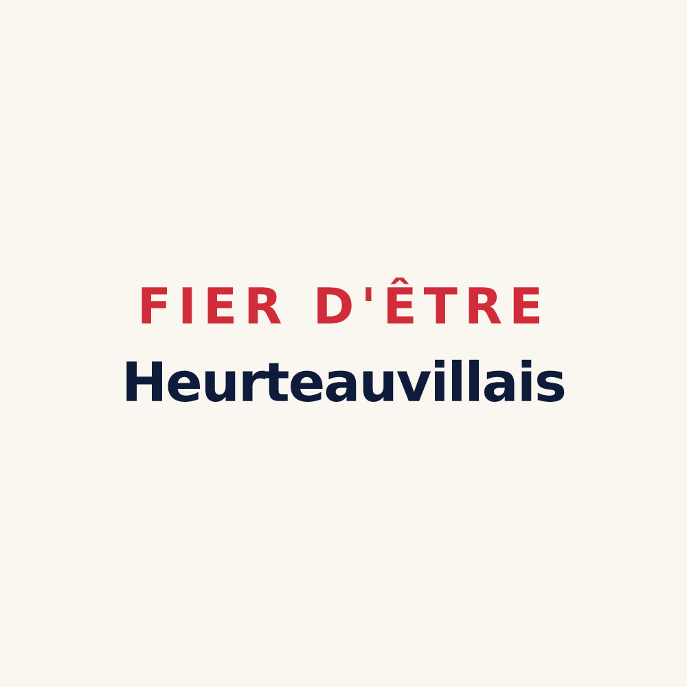 Tasse « Fier d'être Heurteauvillais » — design pour Heurteauville