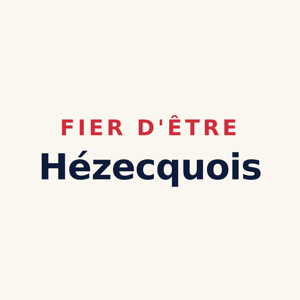 Tasse « Fier d'être Hézecquois » — design pour Hézecques