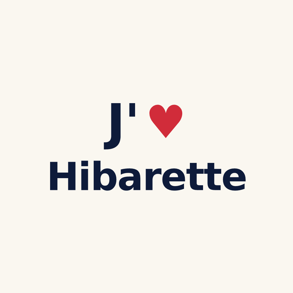 Tasse personnalisée Hibarette — design « J'aime Hibarette » imprimé sur la tasse
