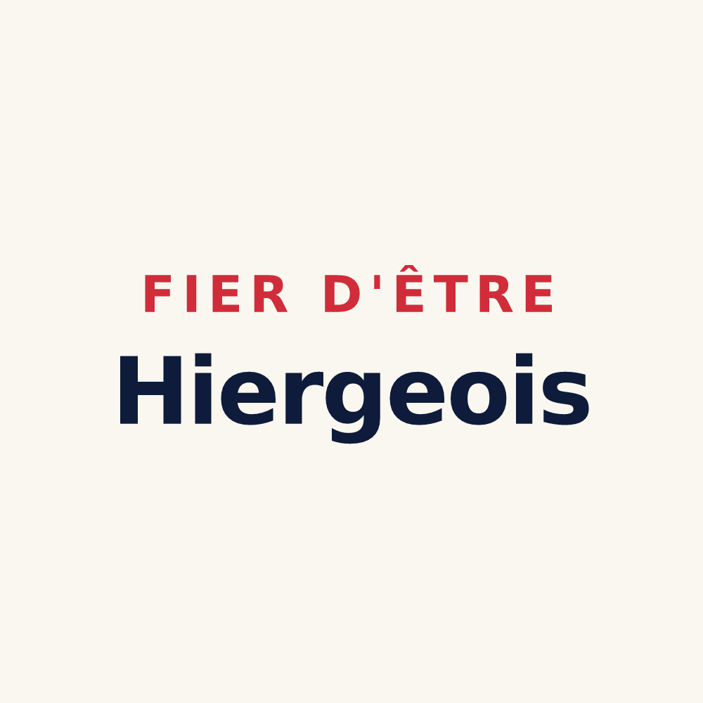 Tasse « Fier d'être Hiergeois » — design pour Hierges