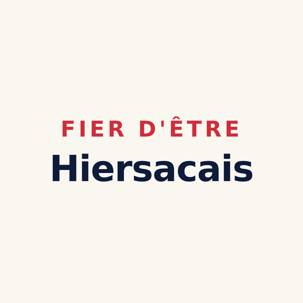 Tasse « Fier d'être Hiersacais » — design pour Hiersac