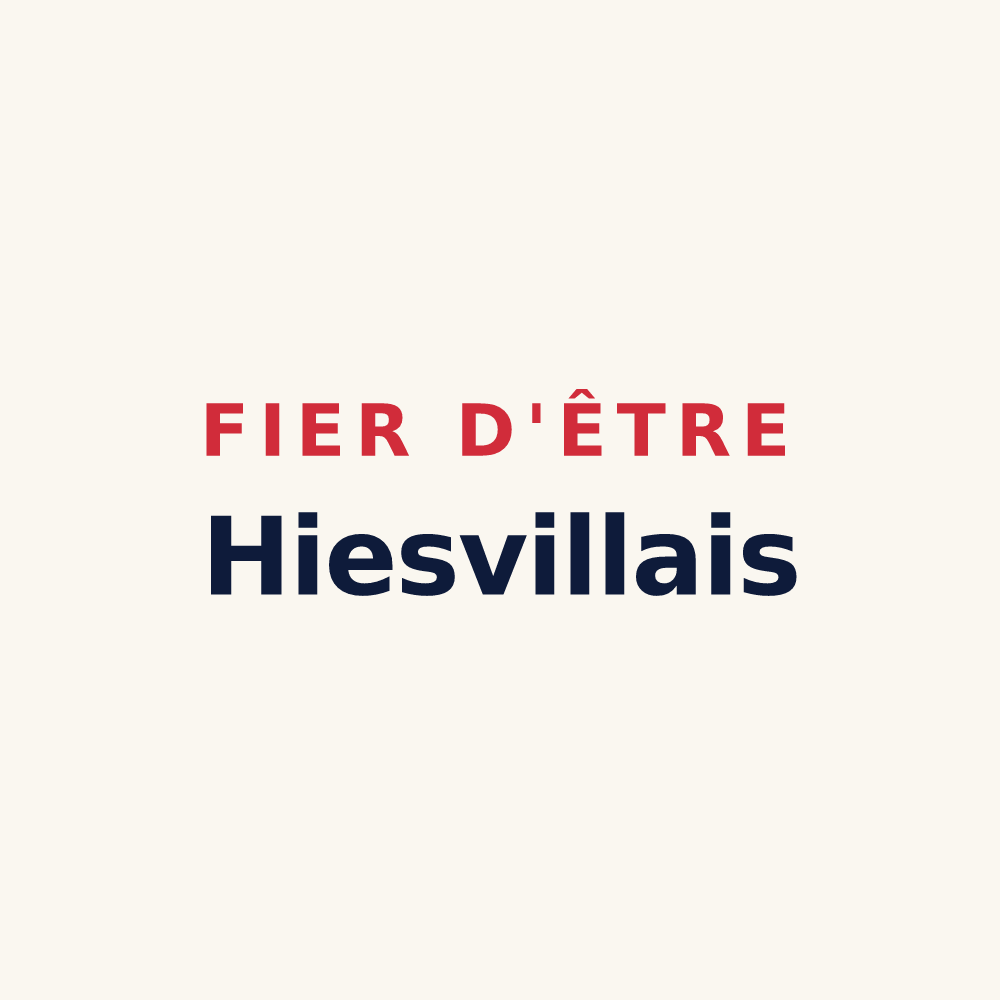 Tasse « Fier d'être Hiesvillais » — design pour Hiesville