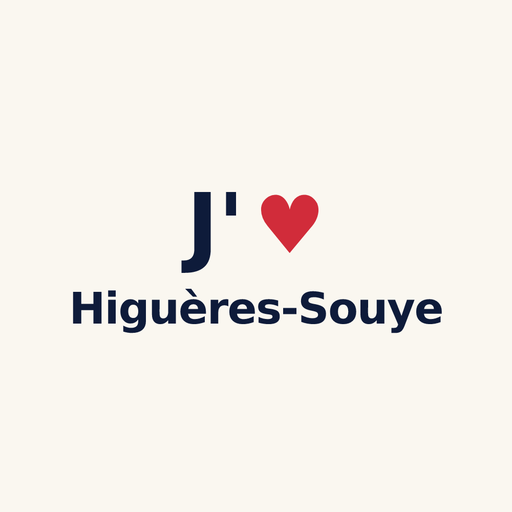 Tasse personnalisée Higuères-Souye — design J'aime Higuères-Souye