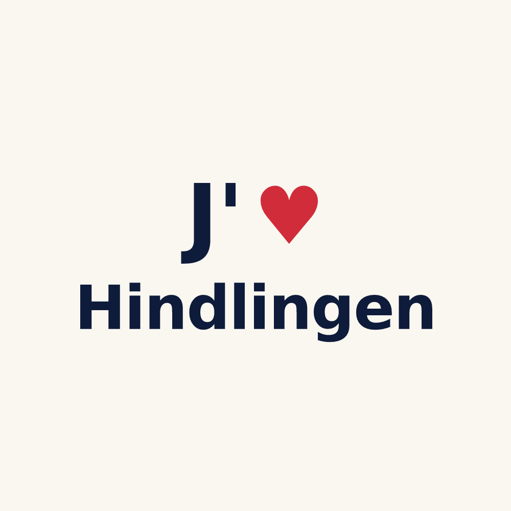 Tasse personnalisée Hindlingen — design J'aime Hindlingen