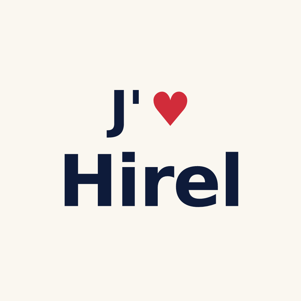 Tasse personnalisée Hirel — design J'aime Hirel