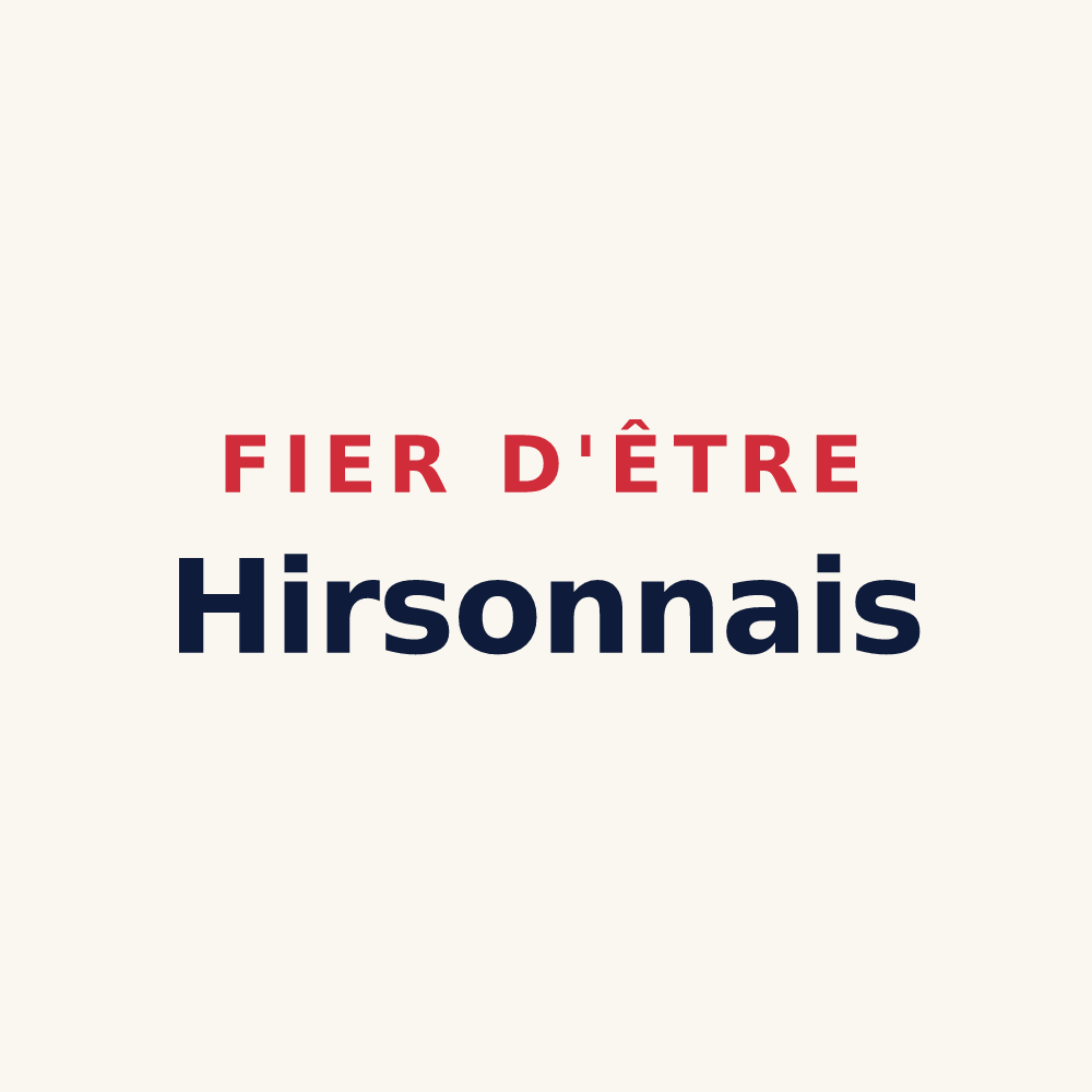 Tasse « Fier d'être Hirsonnais » — design pour Hirson