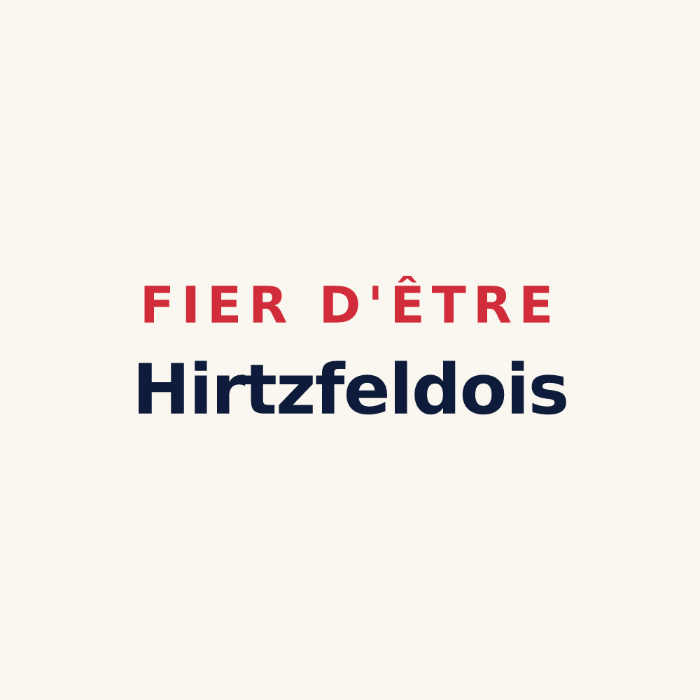 Tasse « Fier d'être Hirtzfeldois » — design pour Hirtzfelden