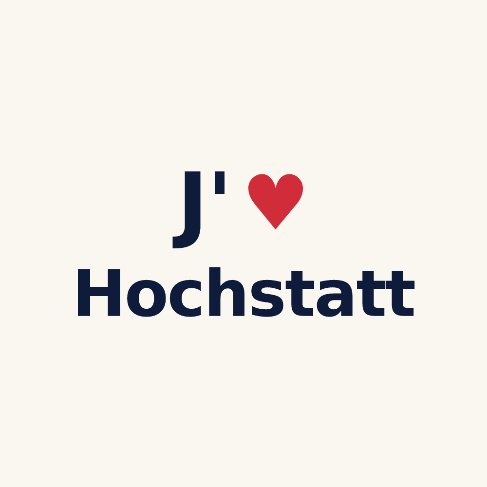 Tasse personnalisée Hochstatt — design J'aime Hochstatt
