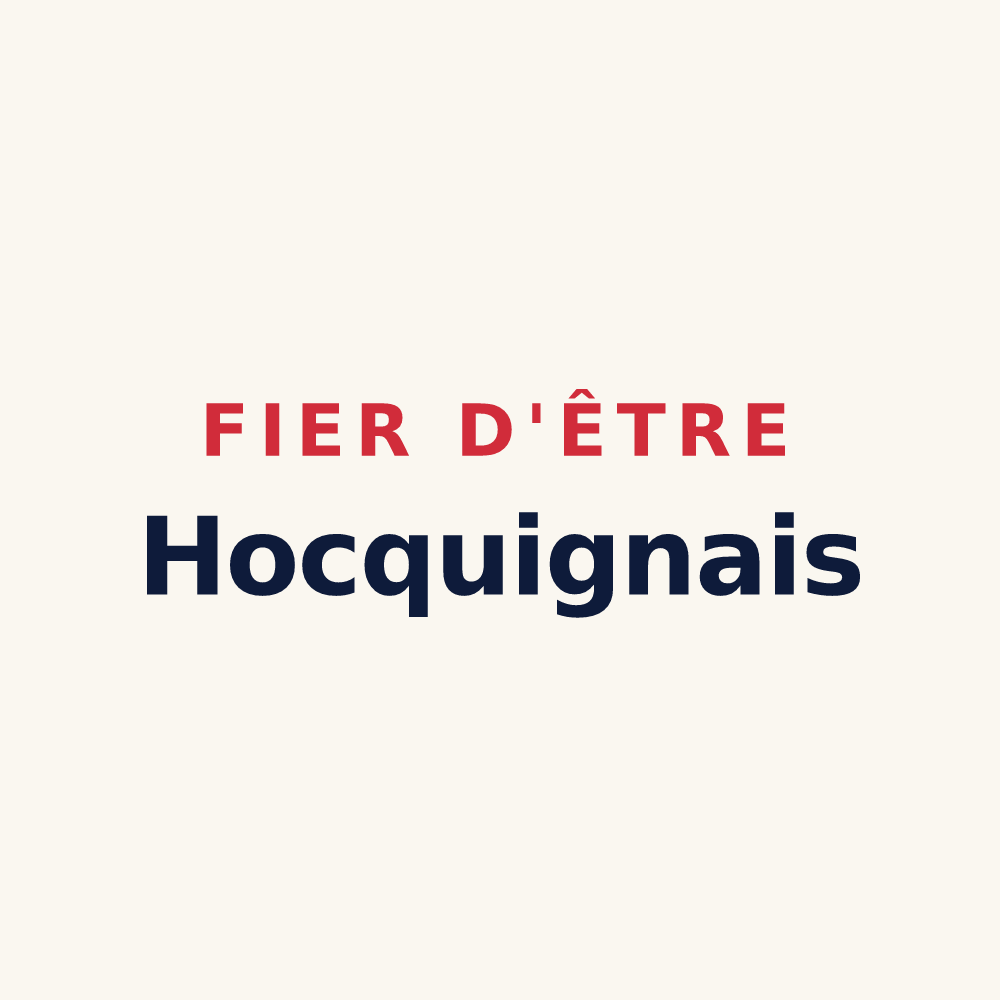Tasse « Fier d'être Hocquignais » — design pour Hocquigny