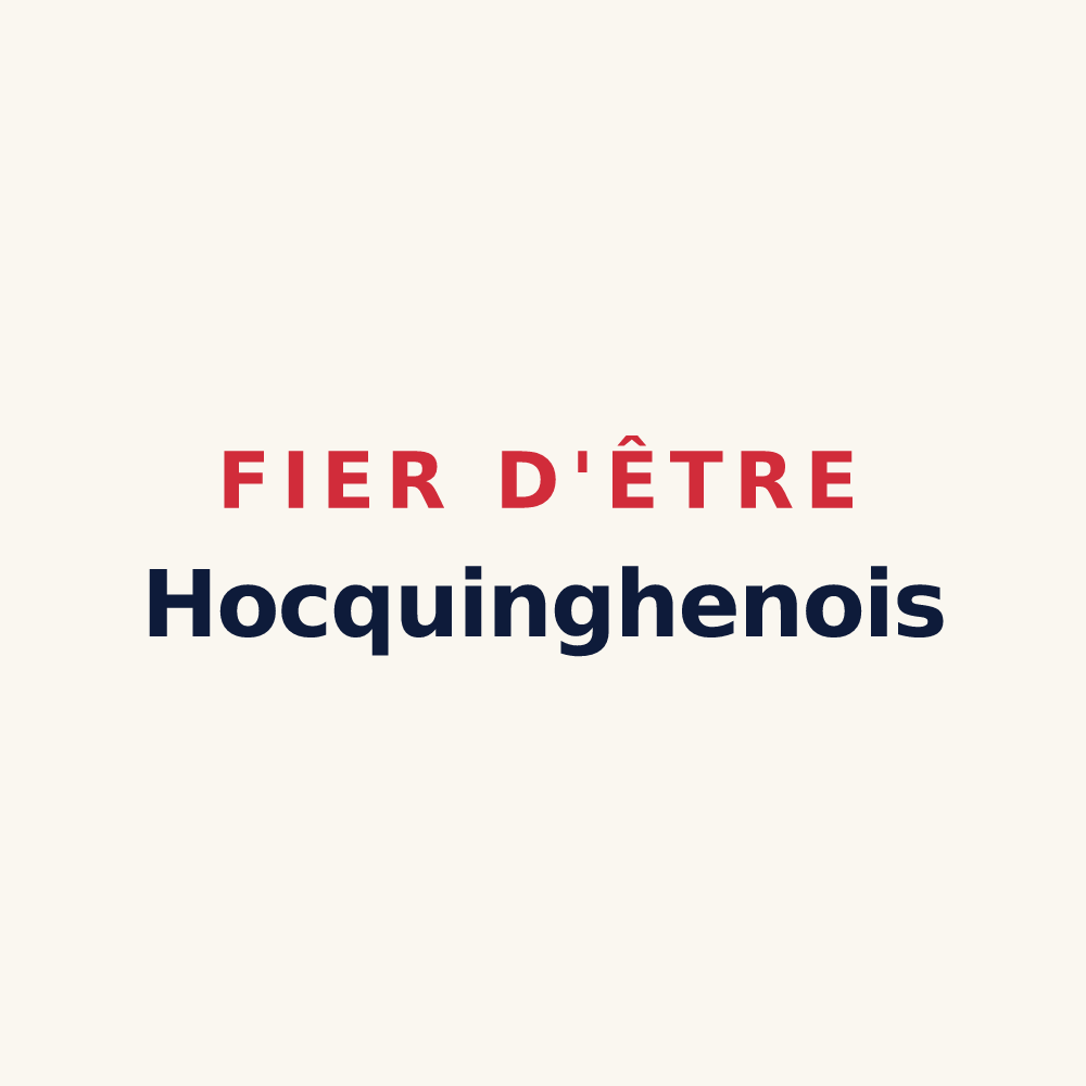 Tasse « Fier d'être Hocquinghenois » — design pour Hocquinghen