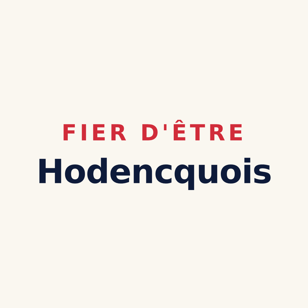 Tasse « Fier d'être Hodencquois » — design pour Hodenc-l'Évêque
