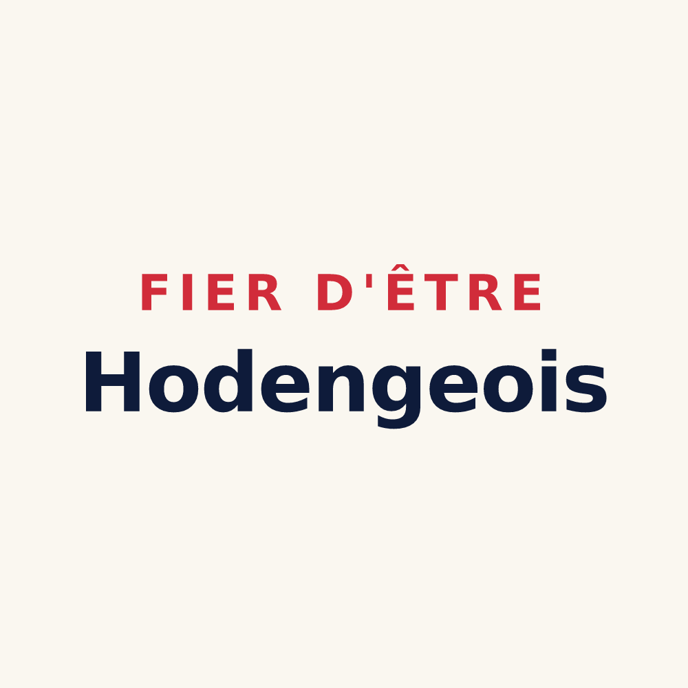 Tasse « Fier d'être Hodengeois » — design pour Hodeng-Hodenger