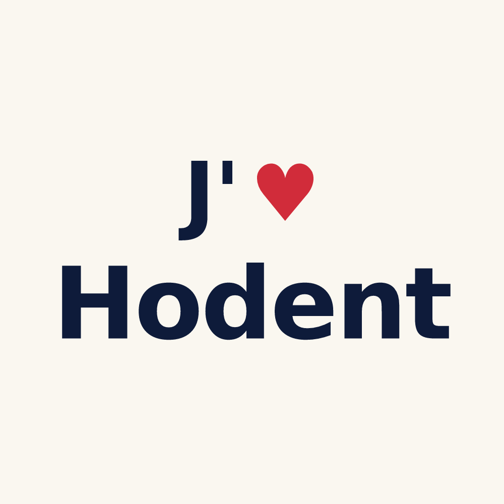 Tasse personnalisée Hodent — design J'aime Hodent