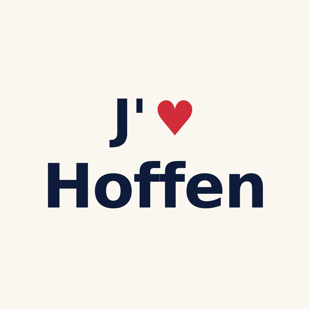 Tasse personnalisée Hoffen — design J'aime Hoffen